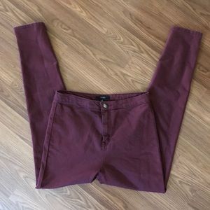 👑 FOREVER 21 HiGH WAISTED JEANS JEGGINGS